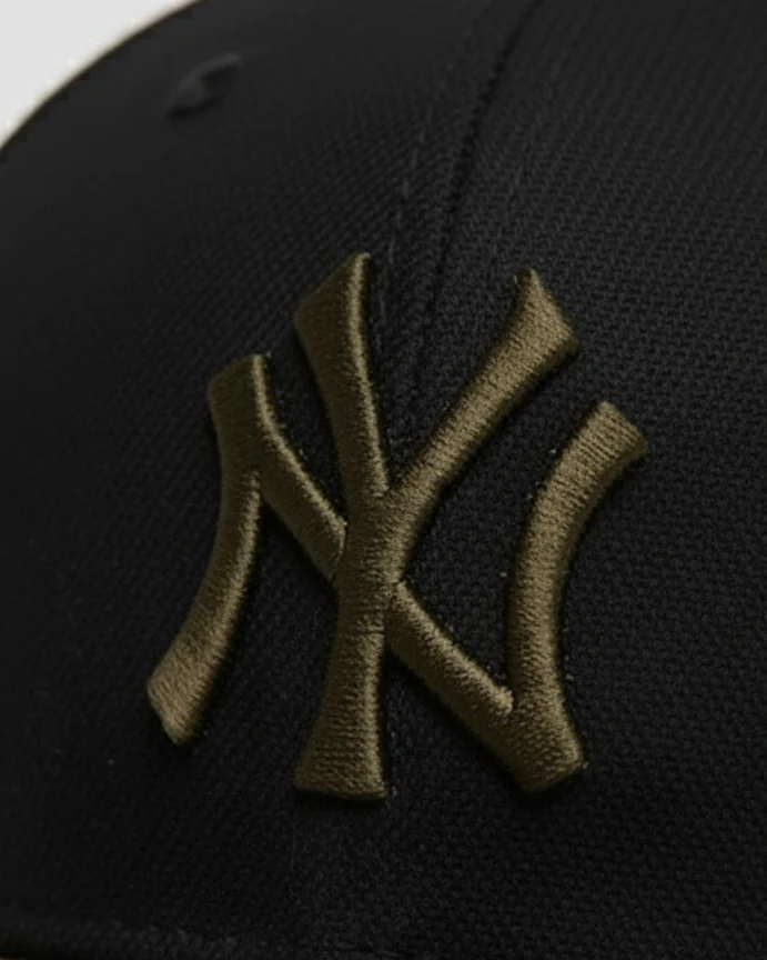 NY Suede Cap – Brown & Black Premium Baseball Hat